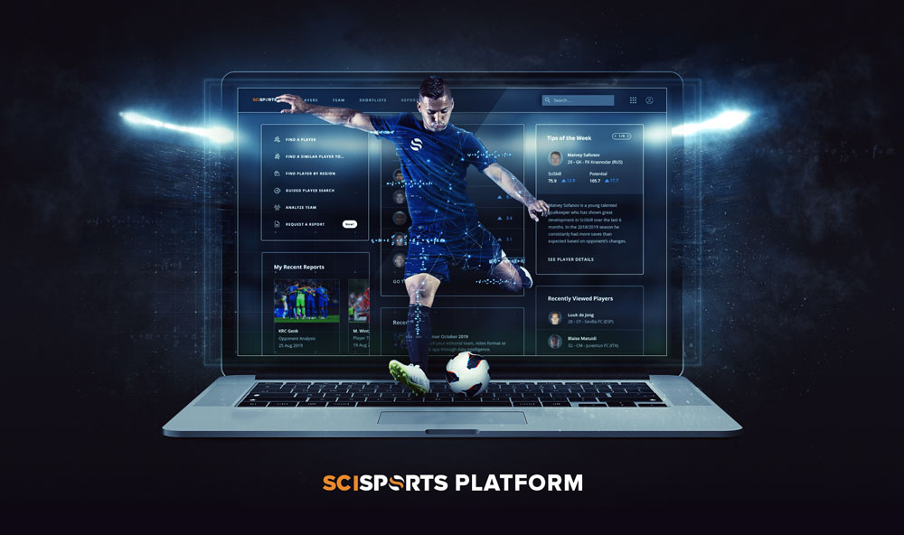 SciSports Platform Header
